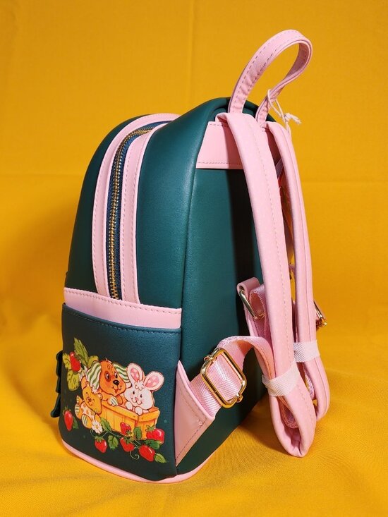 Loungefly Strawberry Shortcake Custard & Strawberry Embroidered Mini Backpack TS_LF_Strawberry_Shortcake_Cus  main image 4